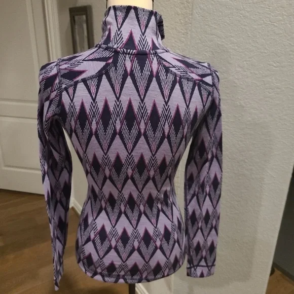 SMARTWOOL 250 Merino 1/4 zip baselayer - size XS - Picture 2 of 6